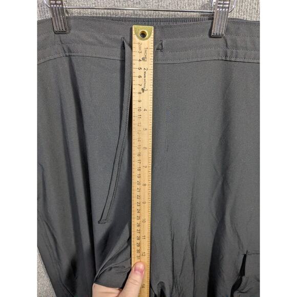 Old Navy Stretchtech Wide Leg Pants Womens Large Petite Cargo Pull On Quick Dry - Picture 5 of 13